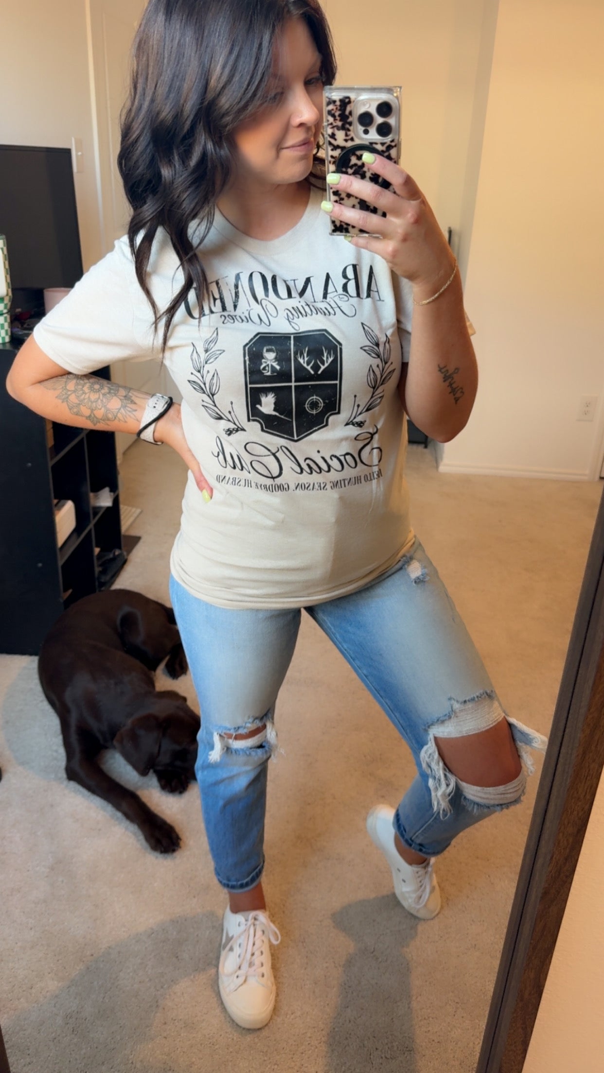 Abandoned Hunting Wives Social Club Tee