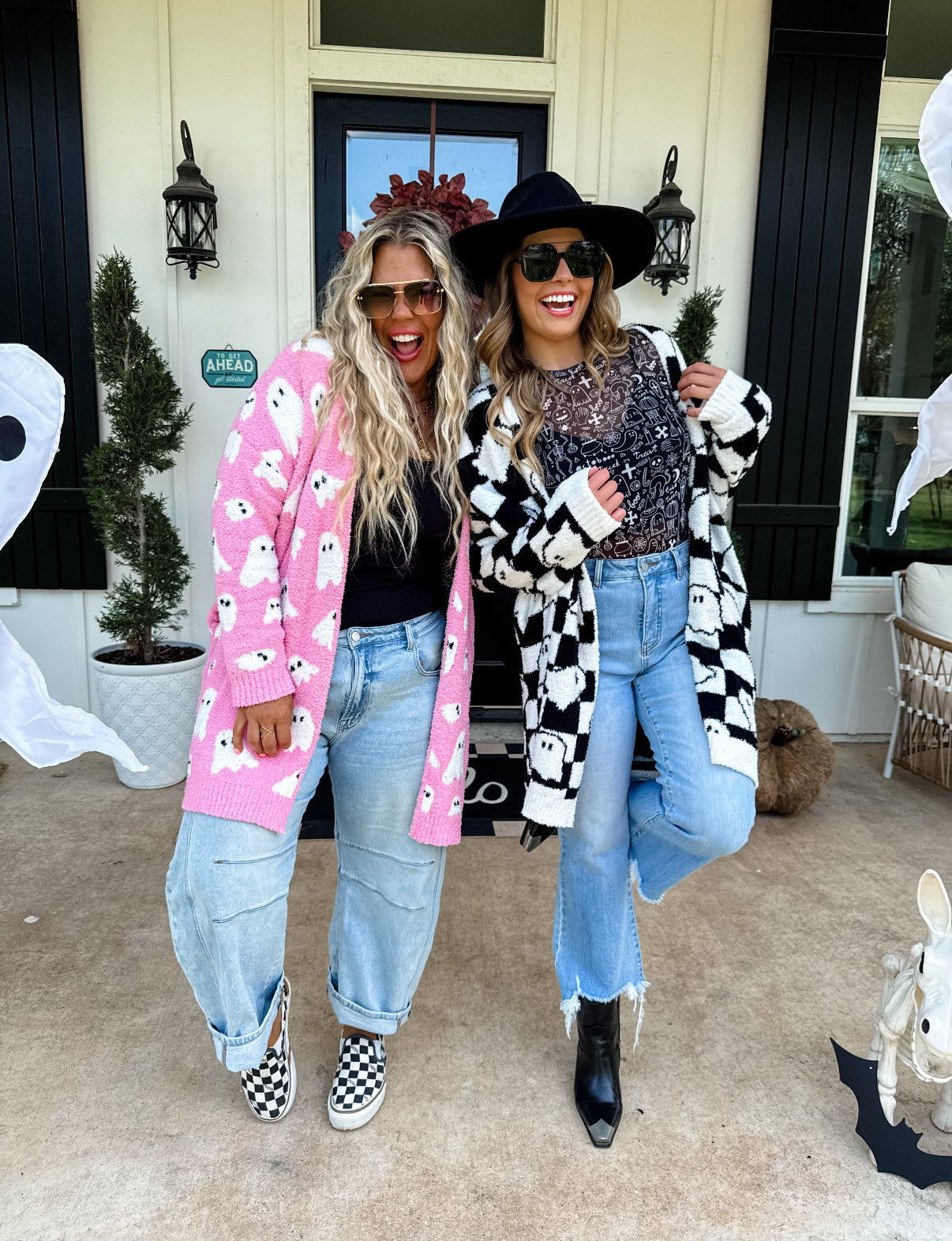 Halloween cloud cardigans