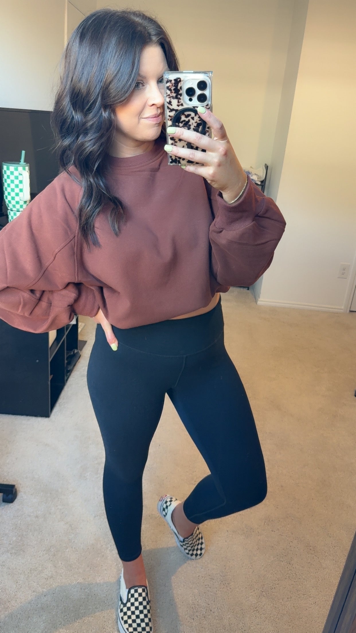 Cocoa Cozy Fleece – Balloon Sleeve Sweater