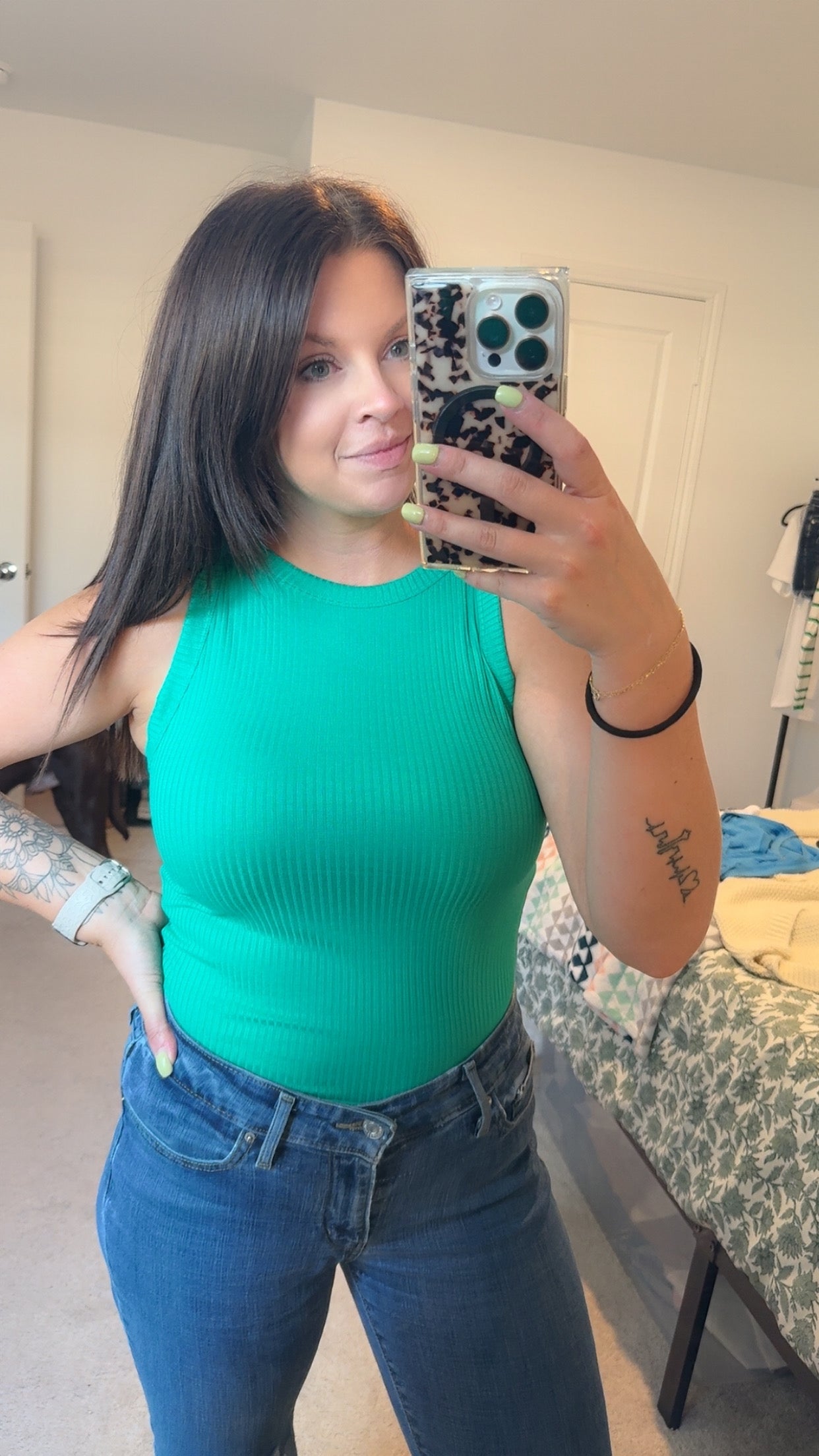 Stella Ribbed tank top