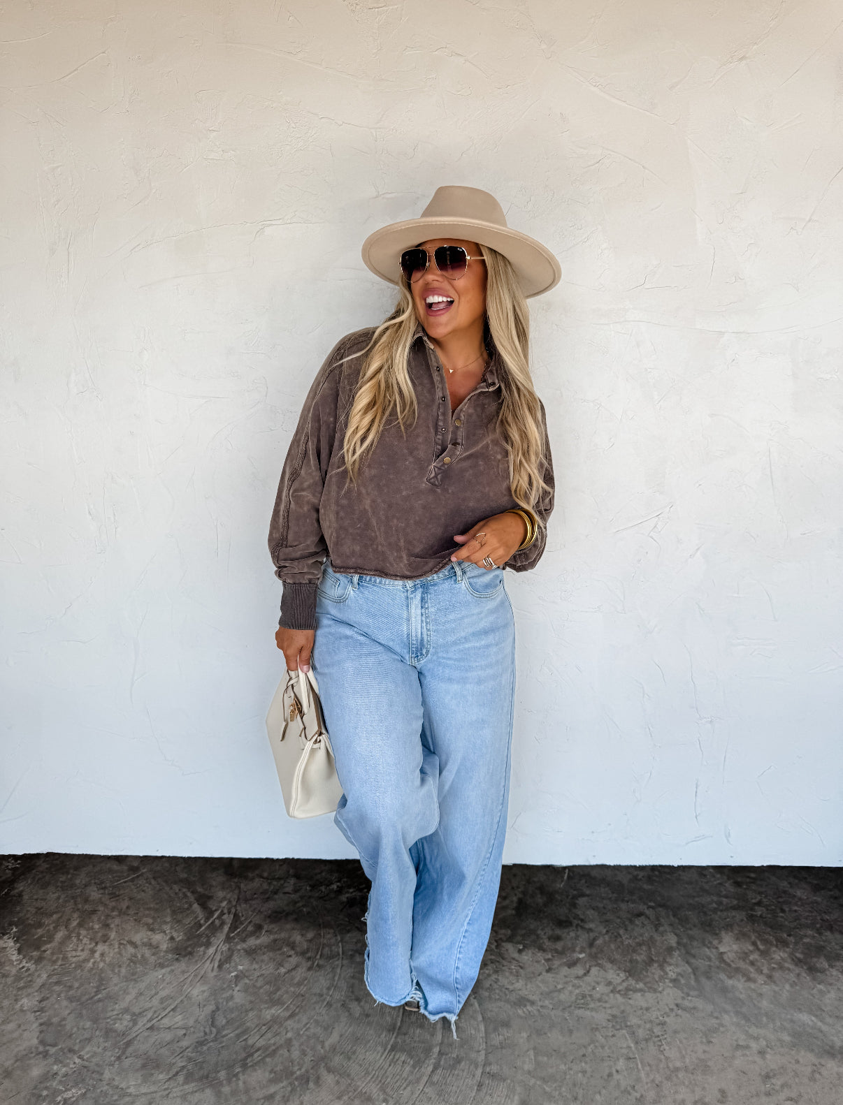 Marley Button Down Sweatshirt