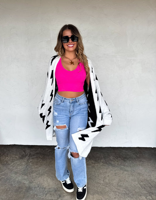 ***Preorder Lightening bolt cloud cardigan