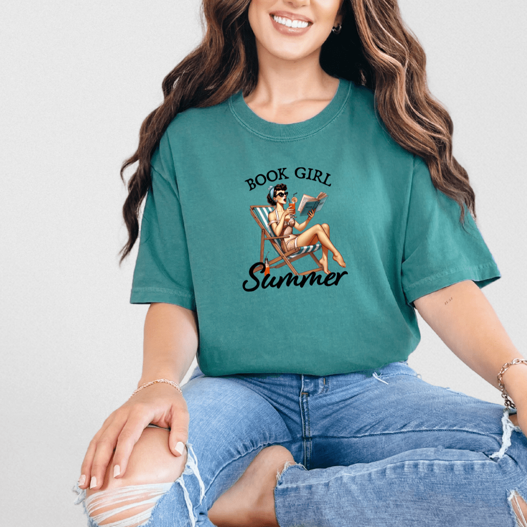 Book Girl Summer Graphic Tee - Ave
