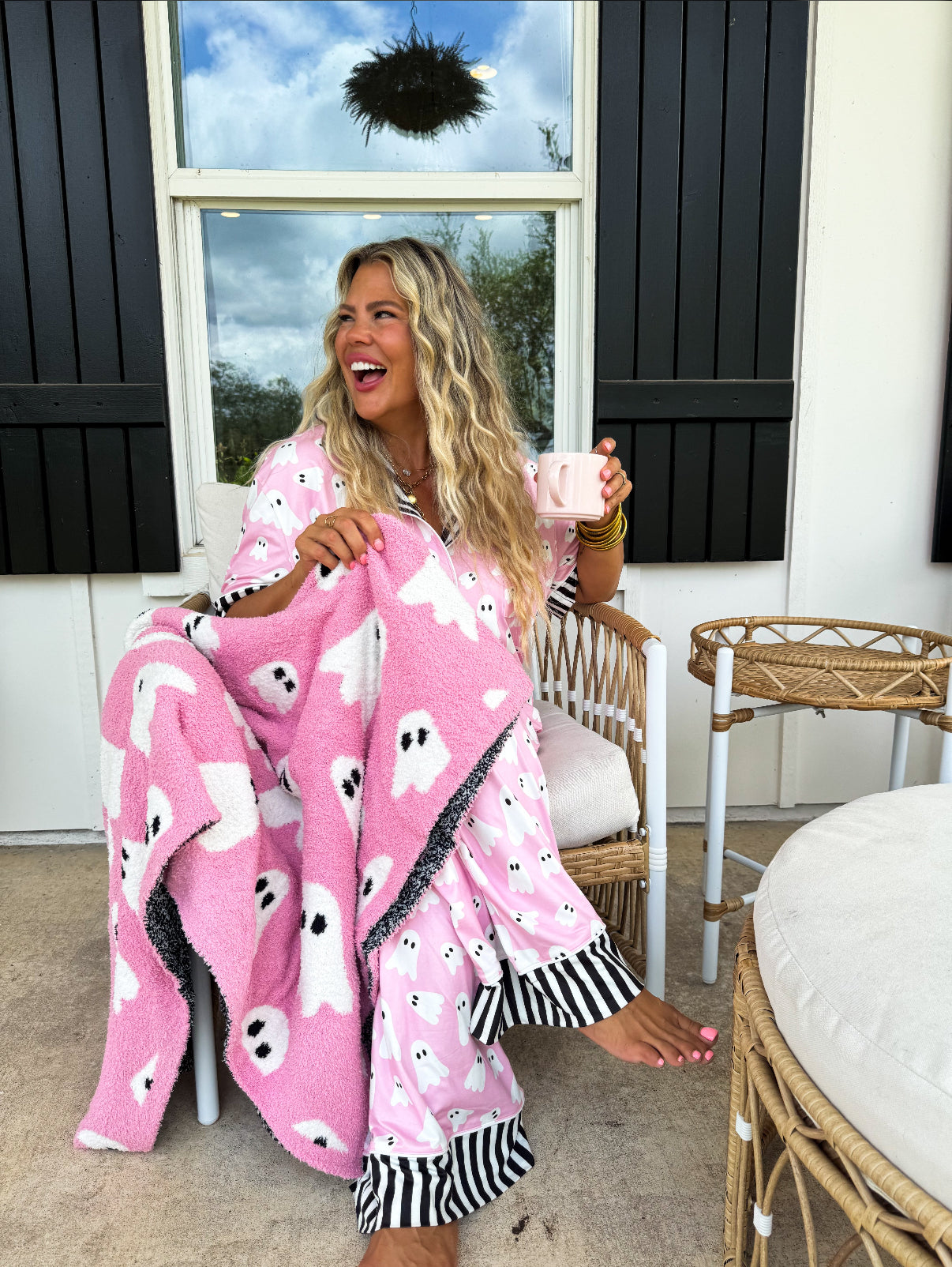 Halloween cloud blanket