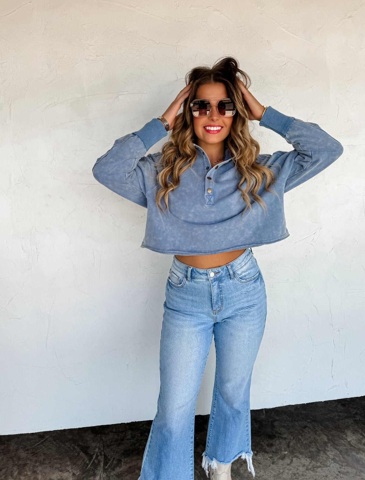 Marley Button Down Sweatshirt