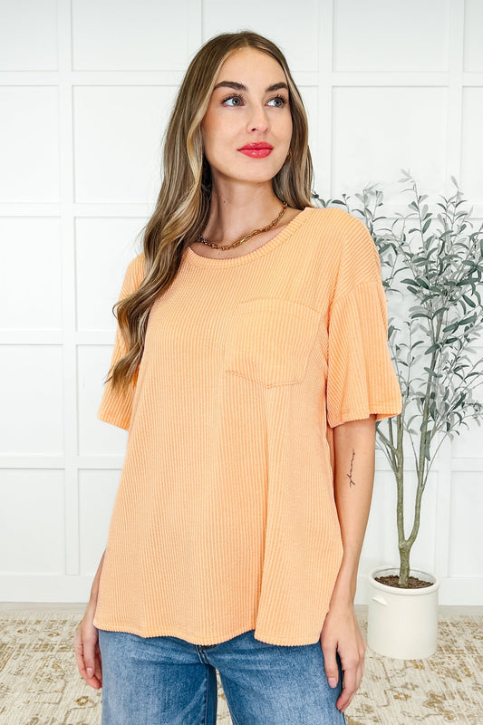 The Go-To Tee in Apricot Bliss - Ave